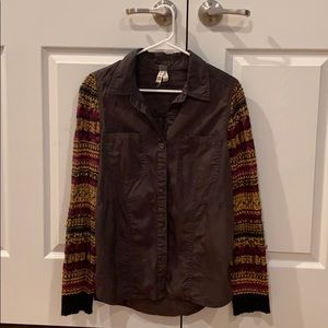 Free people button up